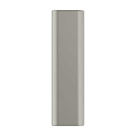 Front View of a Satin Nickel Rectangle Cabinet Knob from Amerock's Status Collection BP36836G10