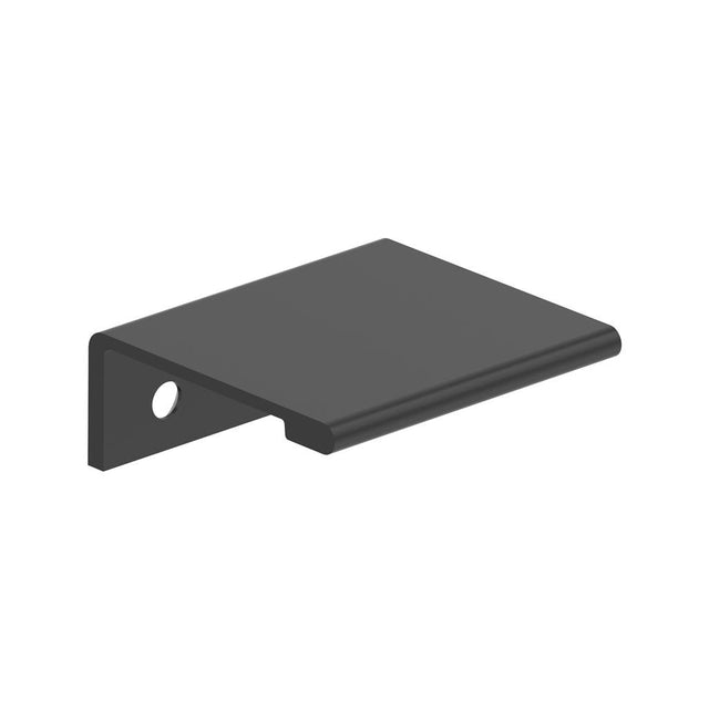 Amerock Streamline 2 Edge Pulls in Matte Black 1-3/4" BP37190MB
