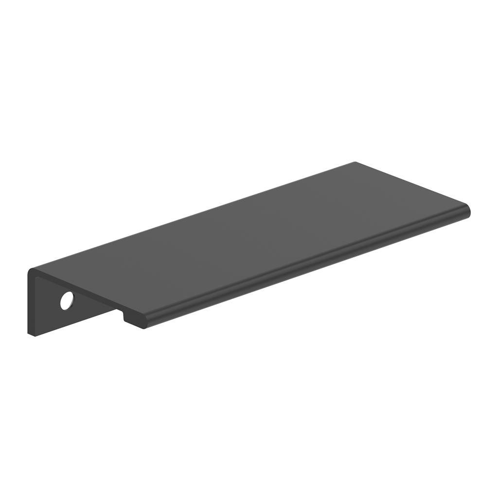 Amerock Streamline 2 Edge Pulls in Matte Black 4" BP37192MB