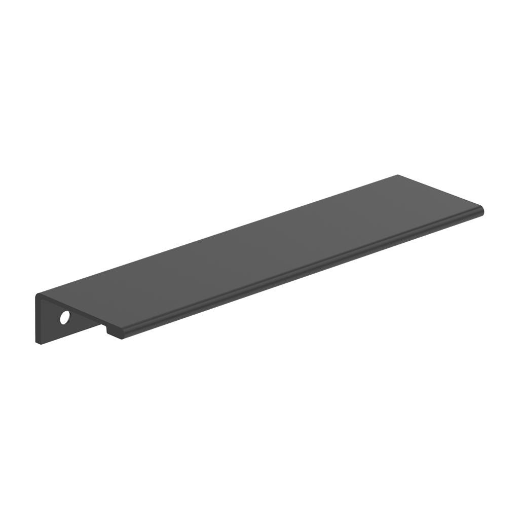 Amerock Streamline 2 Edge Pulls in Matte Black 6" BP37194MB