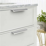 Amerock Streamline Tab Edge Pulls in Chrome 6" BP3720426 Mounted