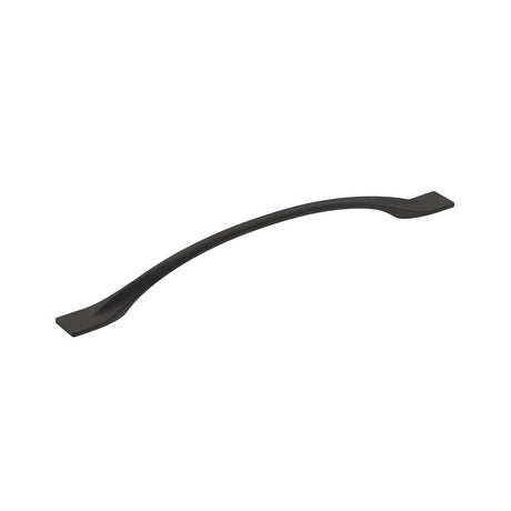 Amerock Uprise Curved Handle Pull in Matte Black 224mm BP36920FB
