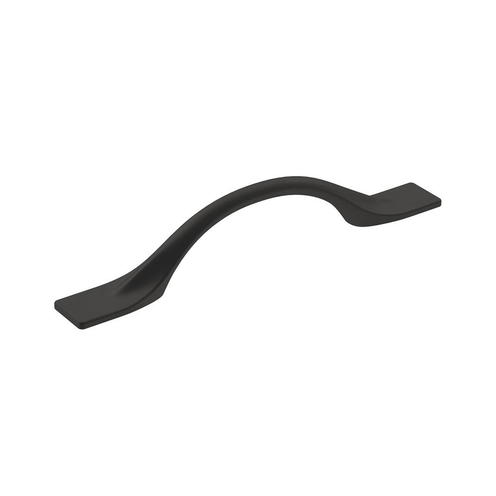 Amerock Uprise Curved Handle Pull in Matte Black 96mm BP36917FB