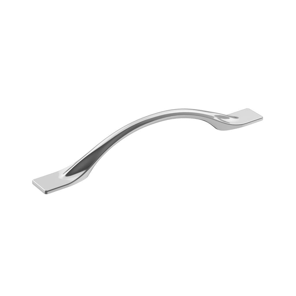 Amerock Uprise Curved Handle Pull in Polished Chrome 128mm BP3691826