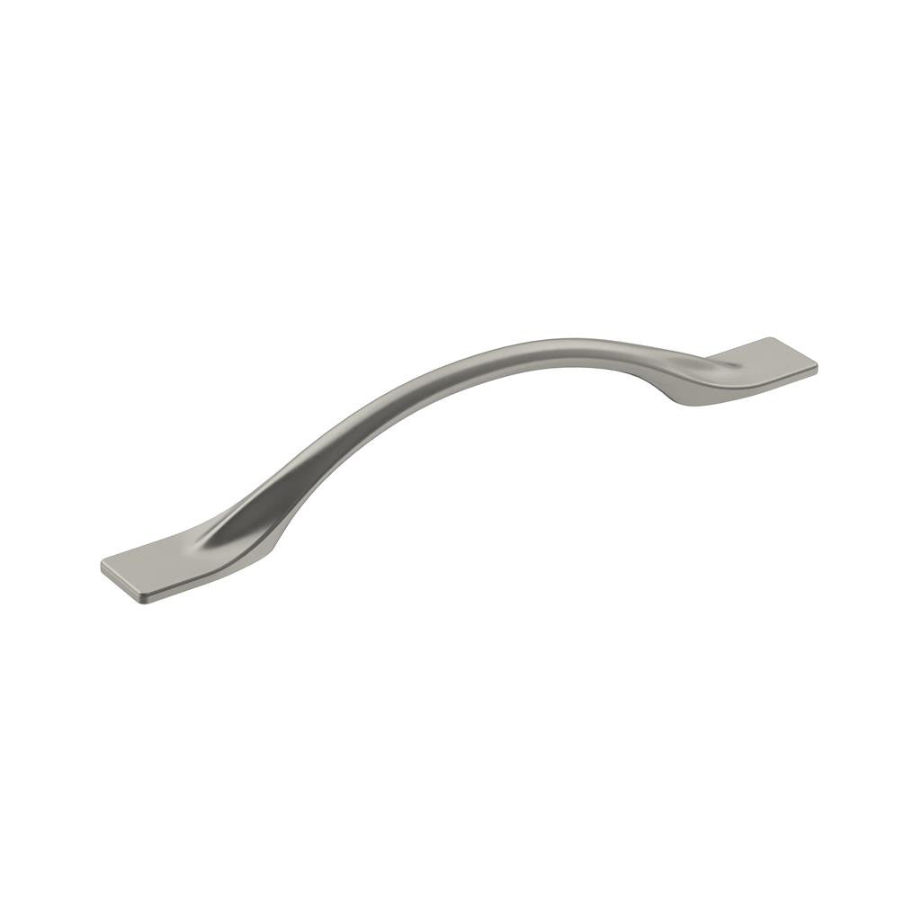 Amerock Uprise Curved Handle Pull in Satin Nickel 128mm BP36918G10