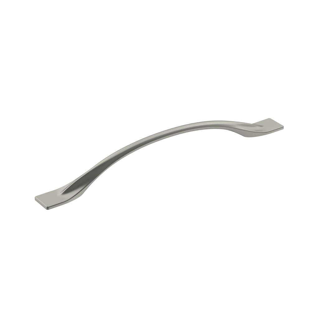 Amerock Uprise Curved Handle Pull in Satin Nickel 192mm BP36919G10