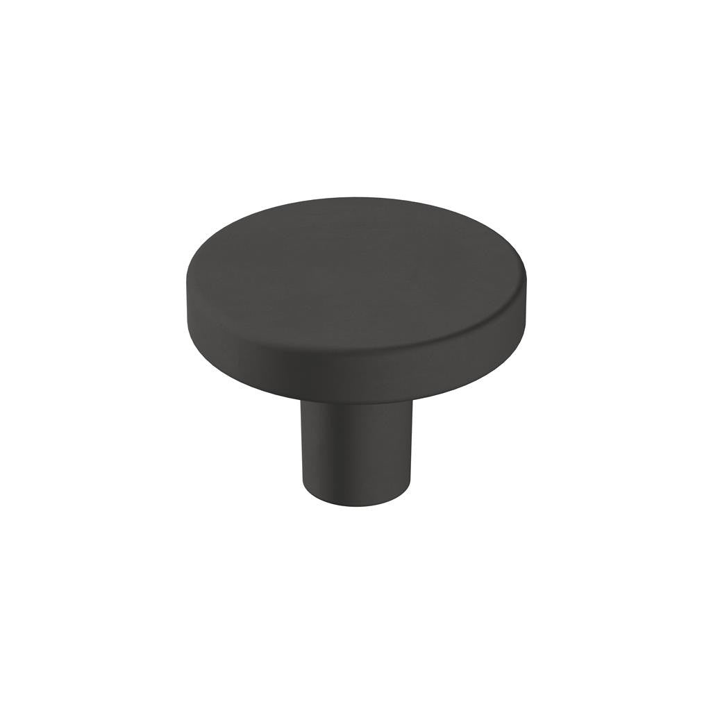 AMEROCK Versa 1-3/8" Diameter Cabinet Knob in Flat Black BP36904FB