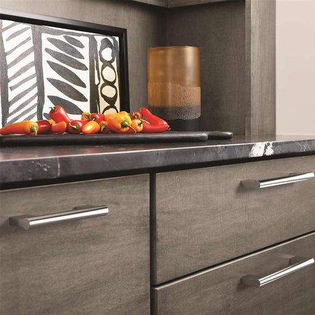 AMEROCK Versa Handle Cabinet Pull in Polished Chrome 128mm BP3691326 Mounted
