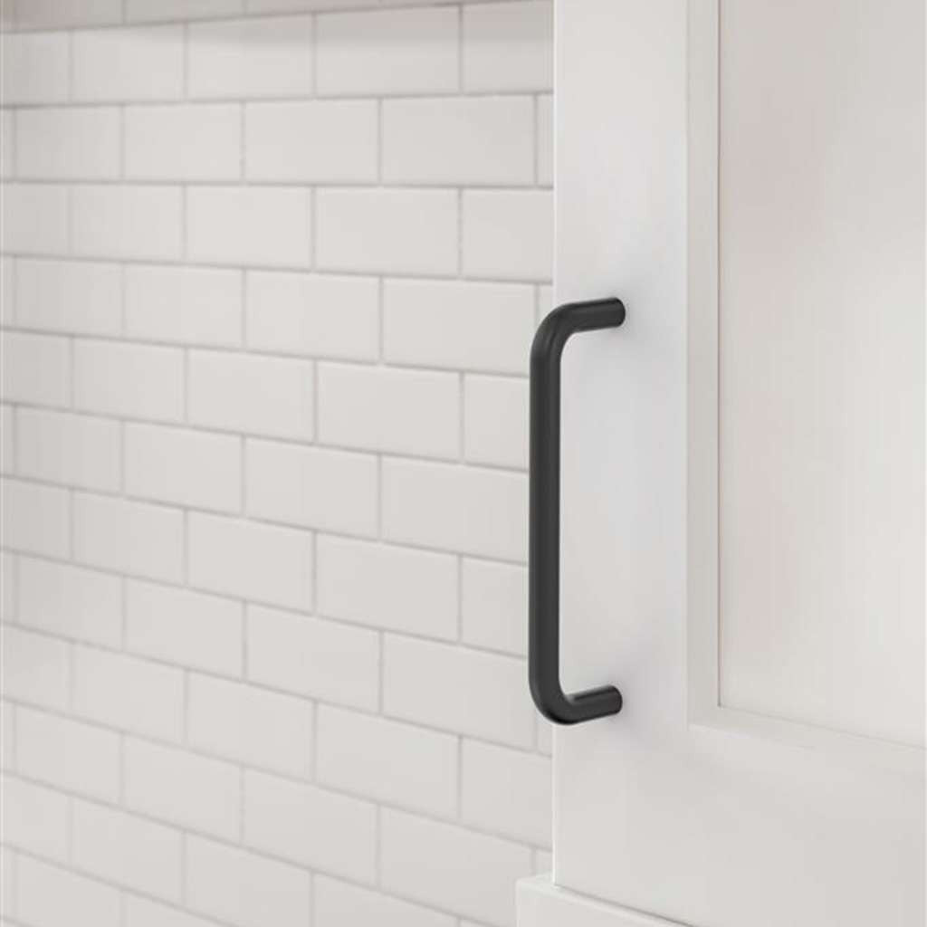 AMEROCK Wire Pulls in Matte Black 4" BP76312MB Mounted