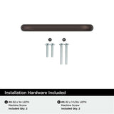 AMEROCK Wire Pulls in Oil Rubbed Bronze 3" BP865ORB Installation Hardware