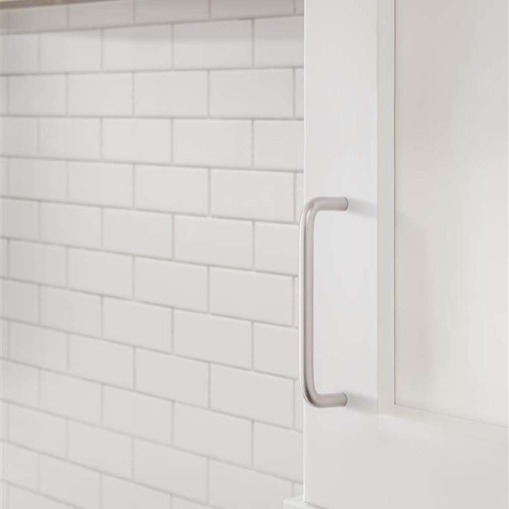 Amerock Wire Pulls in Satin Nickel 4" BP76312CSG10 Mounted