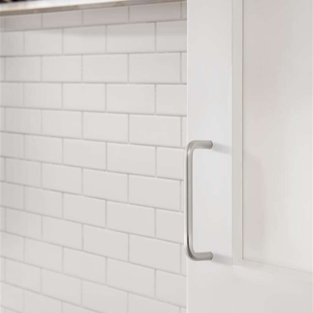 Amerock Wire Pulls in Satin Nickel 96mm BP76313CSG10 Mounted