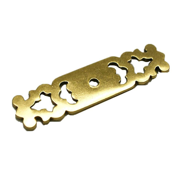 BELWITH 3-3/16" Long Decorative Knob Backplate in Lancaster Polished P474-LP