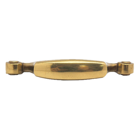 BELWITH 3" Centers Handle Cabinet Pull in Polished Brass P537-PB Top View