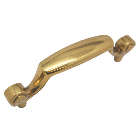 BELWITH 3" Centers Handle Cabinet Pull in Polished Brass P537-PB