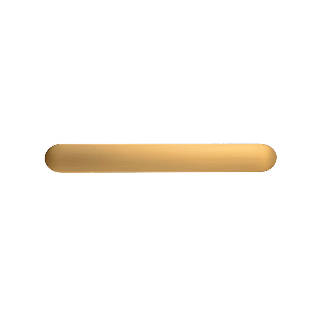 BELWITH KEELER Anders Handle Cabinet Pulls in Brushed Golden Brass 160mm B078791-BGB Front View