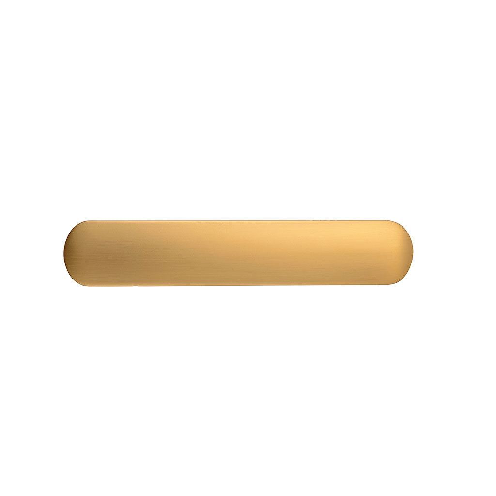 BELWITH KEELER Anders Handle Cabinet Pulls in Brushed Golden Brass 96mm B078789-BGB Front View