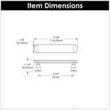 BELWITH KEELER Anders Handle Cabinet Pulls in Brushed Golden Brass 96mm B078789-BGB Specs