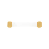 BELWITH KEELER Belleclaire Cabinet Handle Pull in Brushed Golden Brass 128mm B077504-BGB Front View