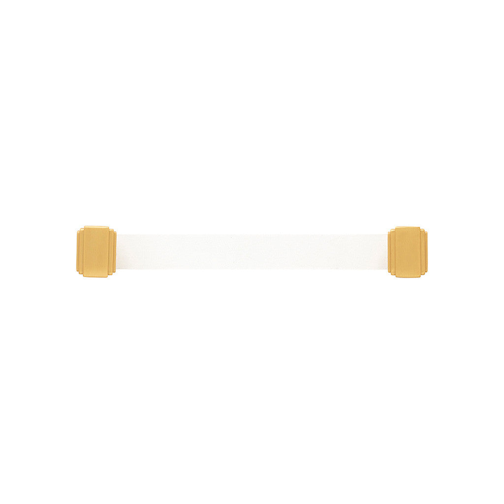 BELWITH KEELER Belleclaire Cabinet Handle Pull in Brushed Golden Brass 160mm B077505-BGB Front View