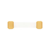BELWITH KEELER Belleclaire Cabinet Handle Pull in Brushed Golden Brass 96mm B077503-BGB Front View