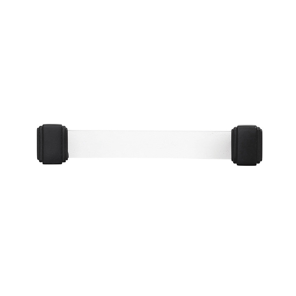 BELWITH KEELER Belleclaire Cabinet Handle Pull in Matte Black 128mm B077504-MB Front View