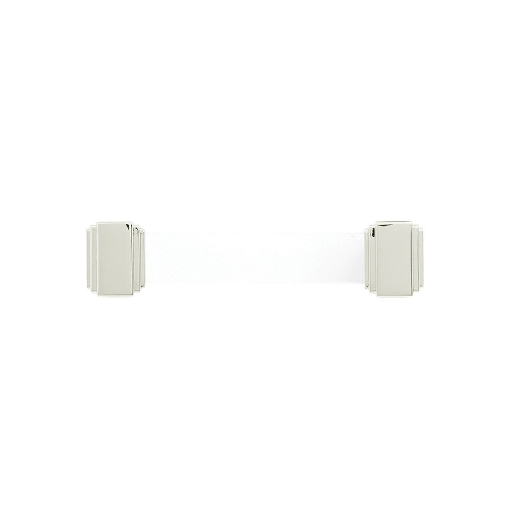 BELWITH KEELER Belleclaire Cabinet Handle Pull in Polished Nickel 96mm B077503-14 Front View