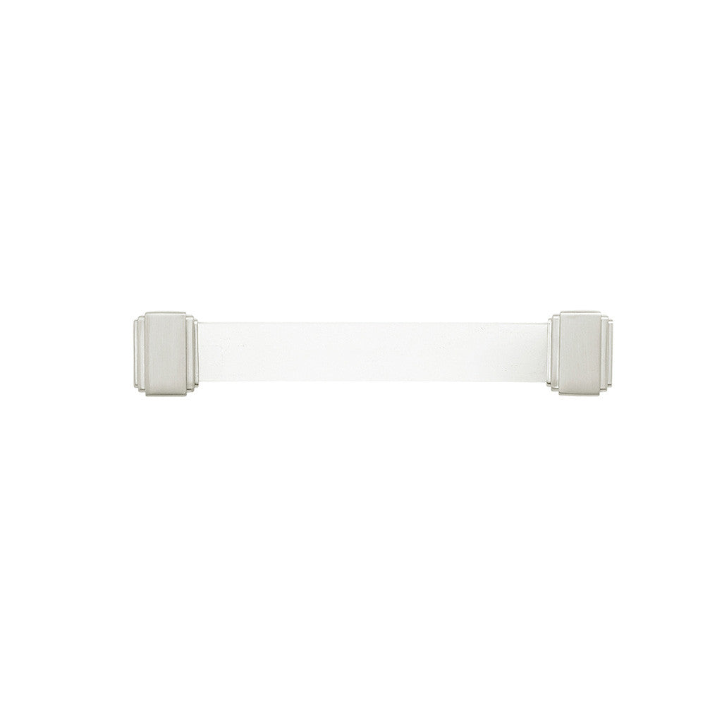 BELWITH KEELER Belleclaire Cabinet Handle Pull in Satin Nickel 128mm B077504-SN Front View
