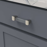 BELWITH KEELER Belleclaire Cabinet Handle Pull in Satin Nickel 96mm B077503-SN Mounted
