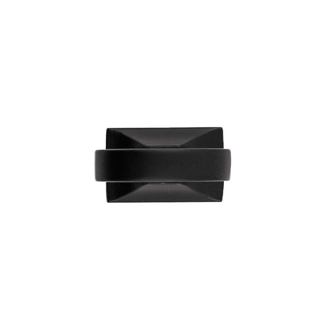 Belwith Keeler Bijou Astoria 1-1/8" Long Mock Key in Matte Black B056379-MB Front View