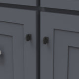 Belwith Keeler Bijou Astoria 1-1/8" Long Mock Key in Matte Black B056379-MB Mounted
