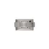 Belwith Keeler Bijou Astoria 1-1/8" Long Mock Key in Satin Nickel B056379-SN Front View