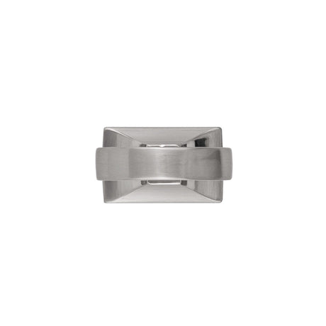 Belwith Keeler Bijou Astoria 1-1/8" Long Mock Key in Satin Nickel B056379-SN Front View