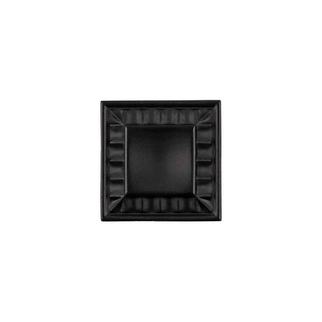Belwith Keeler Bijou Astoria 1" Long Square Cabinet Knob in Matte Black B056407-MB Front View