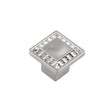 Belwith Keeler Bijou Astoria 1" Long Square Cabinet Knob in Satin Nickel B056407-MB