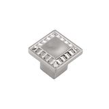 Belwith Keeler Bijou Astoria 1" Long Square Cabinet Knob in Satin Nickel B056407-MB