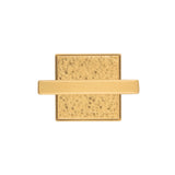 Belwith Keeler Bijou Ember Cabinet Handle Pull in Brushed Golden Brass 1" B056428-BGB Front View