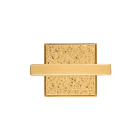 Belwith Keeler Bijou Ember Cabinet Handle Pull in Brushed Golden Brass 1" B056428-BGB Front View