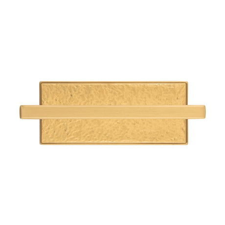 Belwith Keeler Bijou Ember Cabinet Handle Pull in Brushed Golden Brass 3" B056431-BGB Front View