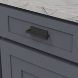 Belwith Keeler Bijou Ember Cabinet Handle Pull in Matte Black 3" B056431-MB Mounted