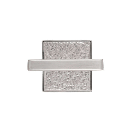 Belwith Keeler Bijou Ember Cabinet Handle Pull in Satin Nickel 1" B056428-SN Front View