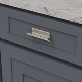 Belwith Keeler Bijou Ember Cabinet Handle Pull in Satin Nickel 3" B056431-SN Mounted