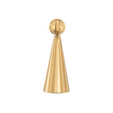 Belwith Keeler Bijou Laurel 2-1/2" Long Pendant in Brushed Golden Brass B050038-BGB Front View