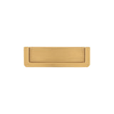 Belwith Keeler Bijou Linea 3" Centers Cabinet Handle Pull in Brushed Golden Brass 3-1/2" Long B056060-BGB Front View