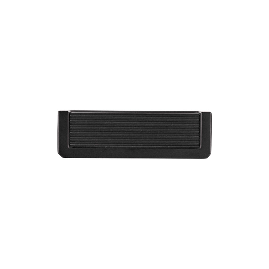 Belwith Keeler Bijou Linea 3" Centers Cabinet Handle Pull in Matte Black 3-1/2" Long B056060-MB Front View