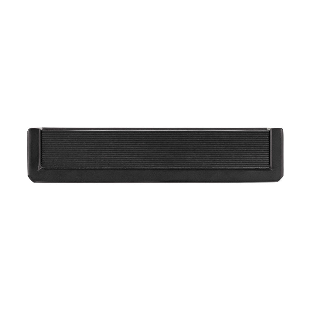 Belwith Keeler Bijou Linea 3" Centers Cabinet Handle Pull in Matte Black 5" Long B056013-MB Front View
