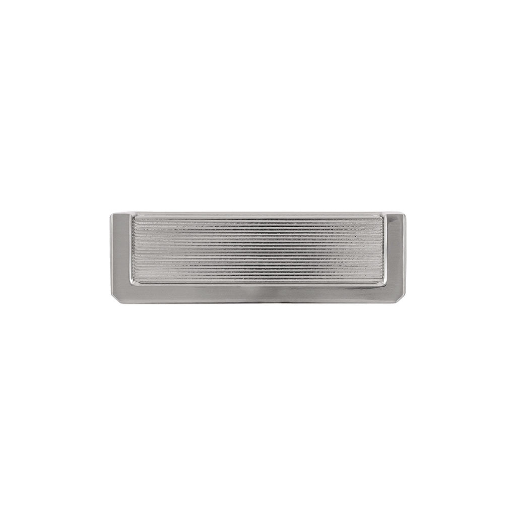 Belwith Keeler Bijou Linea 3" Centers Cabinet Handle Pull in Satin Nickel 3-1/2" B056060-SN Front View