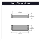 Belwith Keeler Bijou Linea 3" Centers Cabinet Handle Pull in Satin Nickel 3-1/2" B056060-SN Specs
