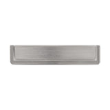 Belwith Keeler Bijou Linea 3" Centers Cabinet Handle Pull in Satin Nickel 5" B056013-SN Front View