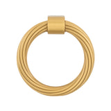 Belwith Keeler Bijou Sybil 2-3/4" Diameter Ring Pull in Brushed Golden Brass B076986-BGB Front View